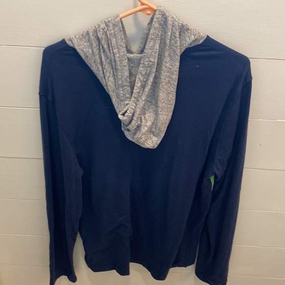 Seattle Seahawks Long Sleeve T-Shirt Hoodie - Picture 2 of 4